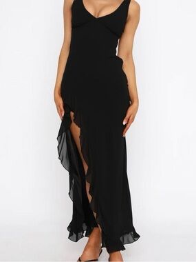 White Fox Tell Me Everything Black Dress.